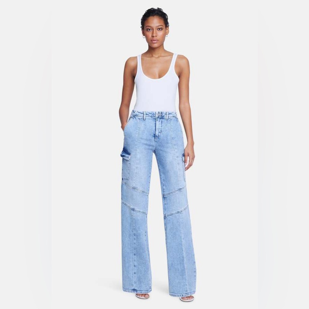 L’Agence Brooklyn high waisted utility jeans, size 31